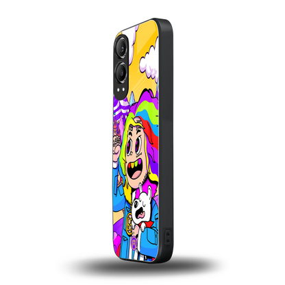tekashi 6ix9ine back phone cover | glass case for oneplus nord ce 4 lite