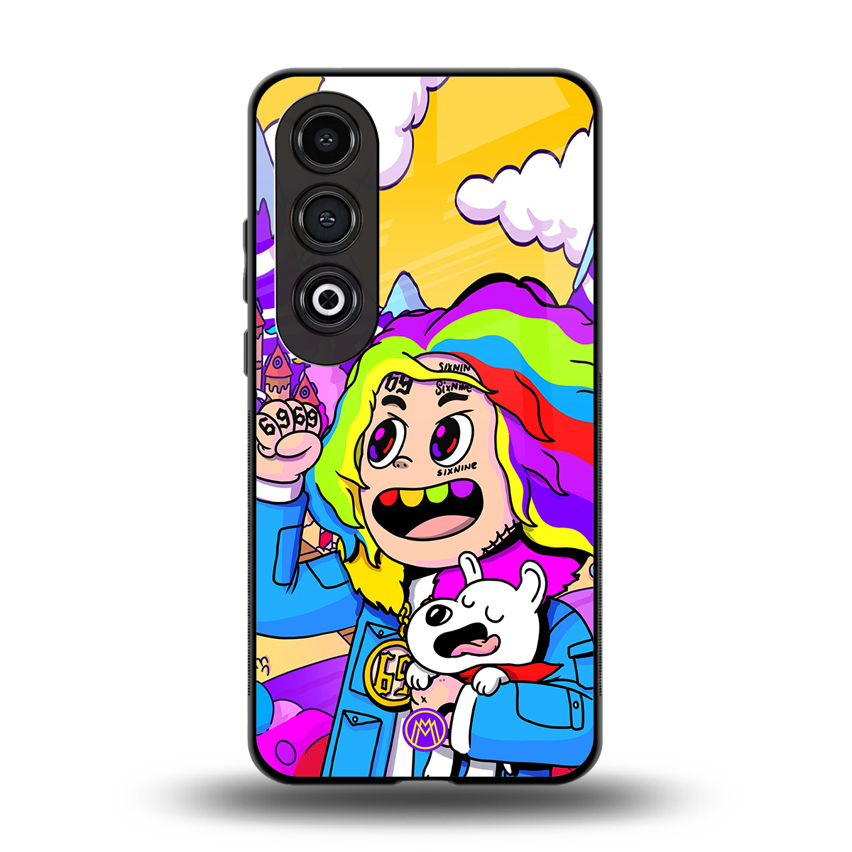 tekashi 6ix9ine back phone cover | glass case for oneplus nord ce 4