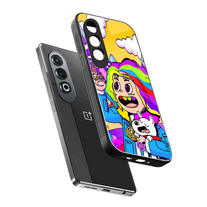 tekashi 6ix9ine back phone cover | glass case for oneplus nord ce 4