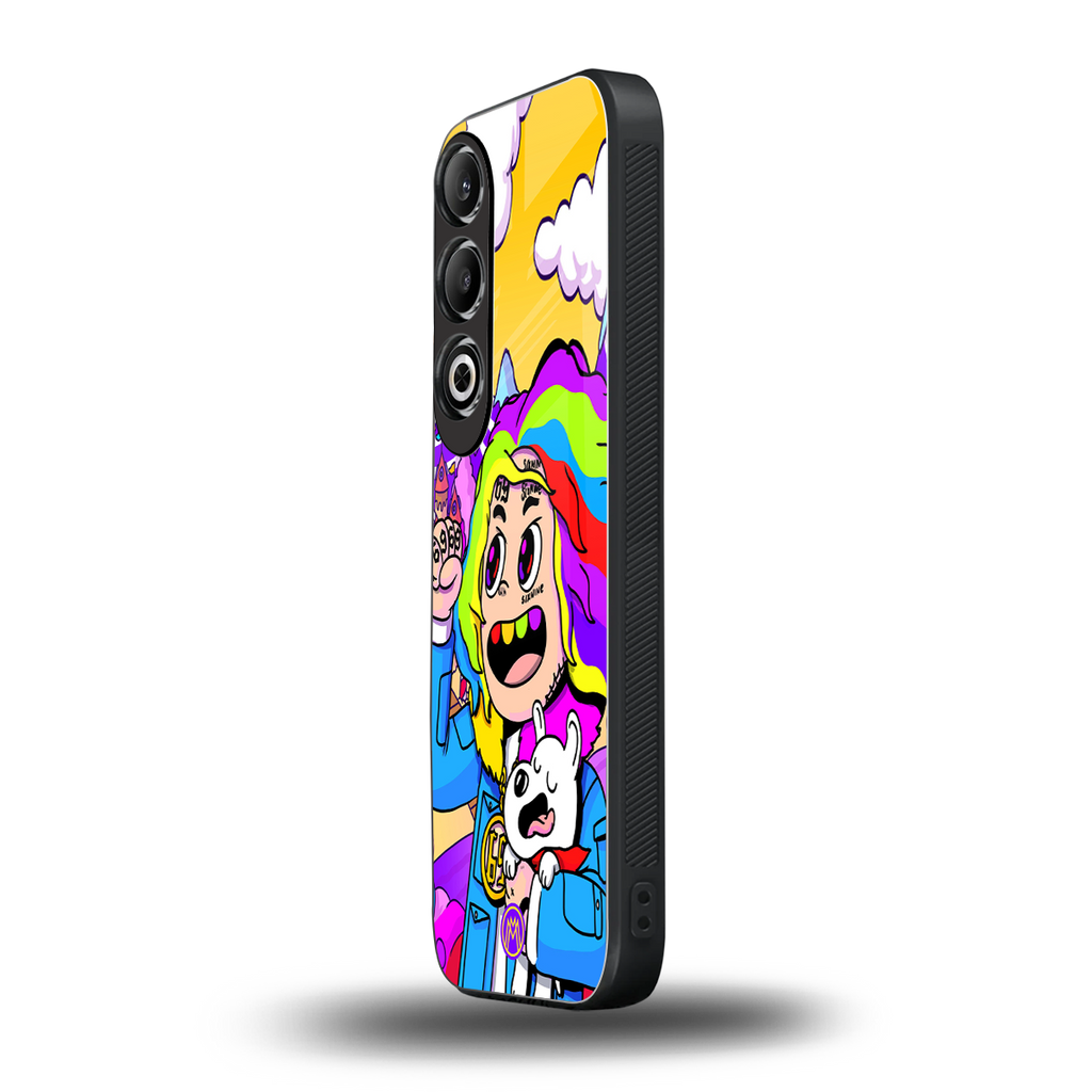 tekashi 6ix9ine back phone cover | glass case for oneplus nord ce 4