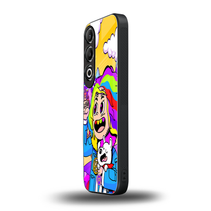 tekashi 6ix9ine back phone cover | glass case for oneplus nord ce 4