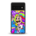 tekashi 6ix9ine back phone cover | glass case for google pixel 6 pro
