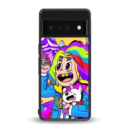 tekashi 6ix9ine back phone cover | glass case for google pixel 6 pro
