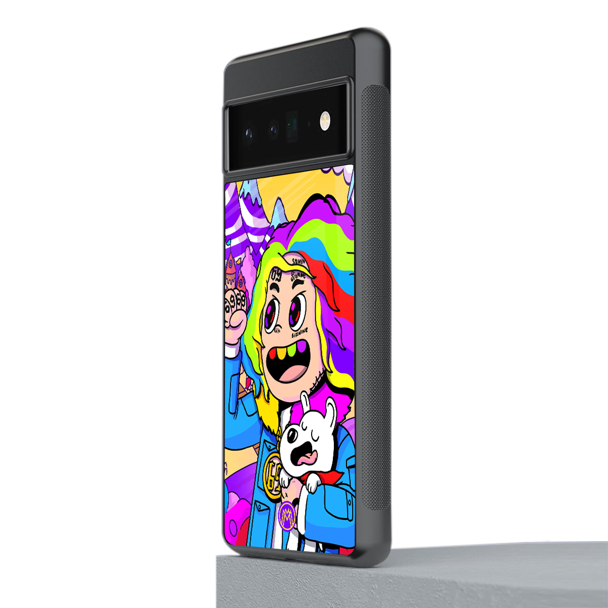 tekashi 6ix9ine back phone cover | glass case for google pixel 6 pro
