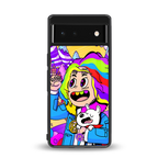 tekashi 6ix9ine back phone cover | glass case for google pixel 6