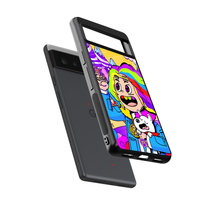 tekashi 6ix9ine back phone cover | glass case for Google Pixel 6A