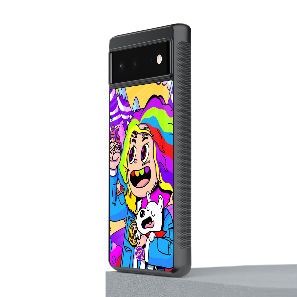 tekashi 6ix9ine back phone cover | glass case for google pixel 6