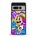 tekashi 6ix9ine back phone cover | glass case for google pixel 7 pro