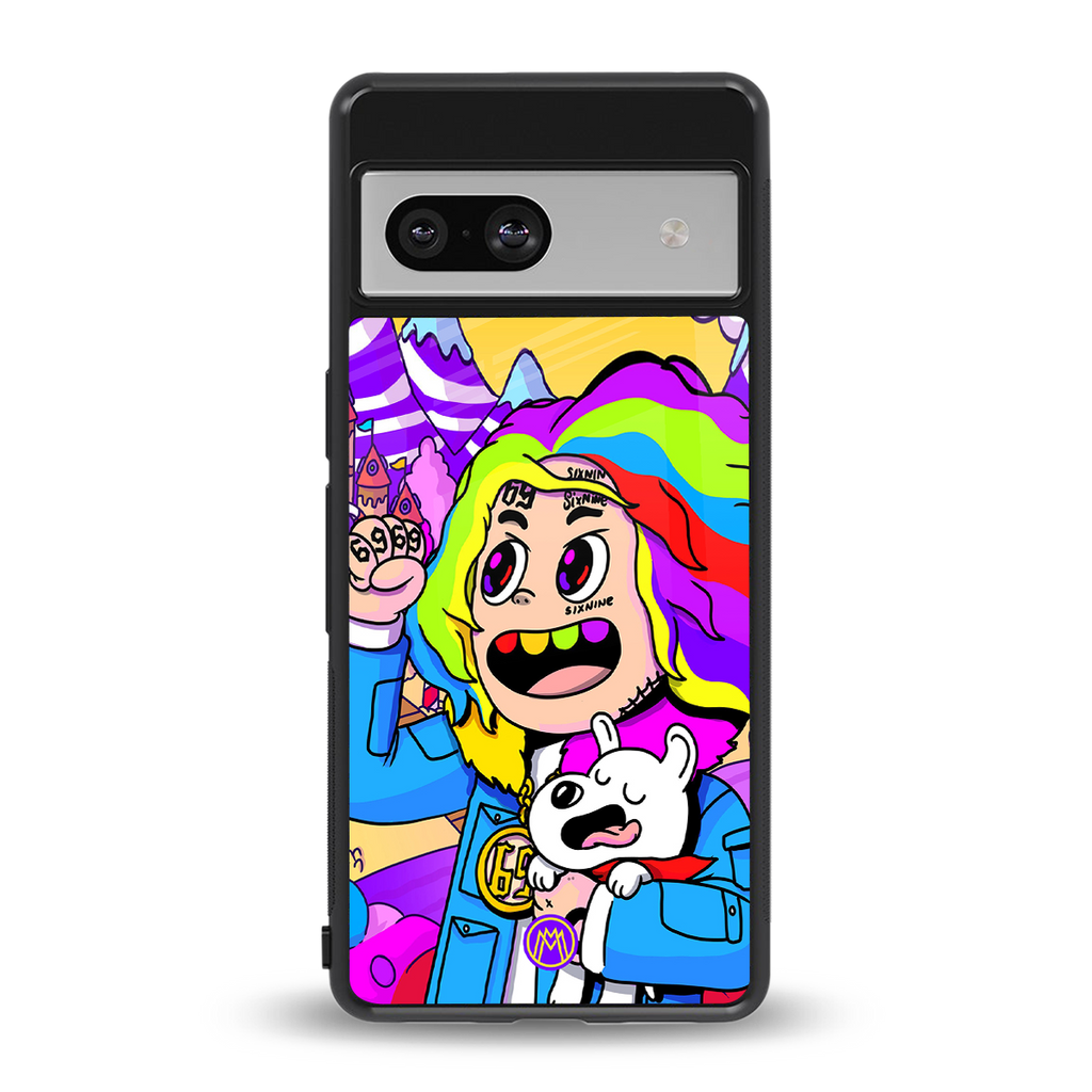 tekashi 6ix9ine back phone cover | glass case for Google Pixel 7