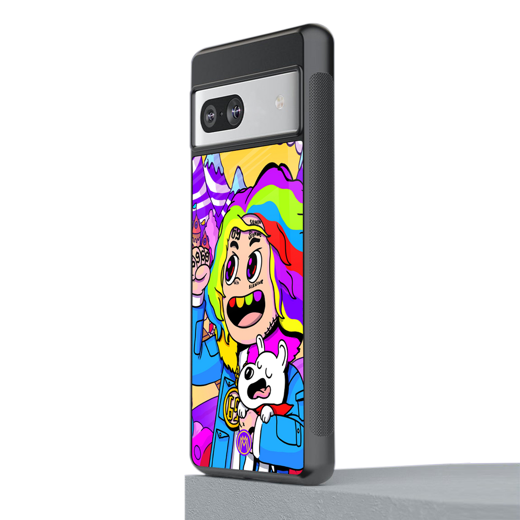 tekashi 6ix9ine back phone cover | glass case for Google Pixel 7