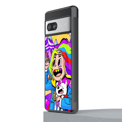 tekashi 6ix9ine back phone cover | glass case for Google Pixel 7A