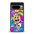 tekashi 6ix9ine back phone cover | glass case for google pixel 8 pro