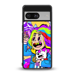 tekashi 6ix9ine back phone cover | glass case for Google Pixel 8