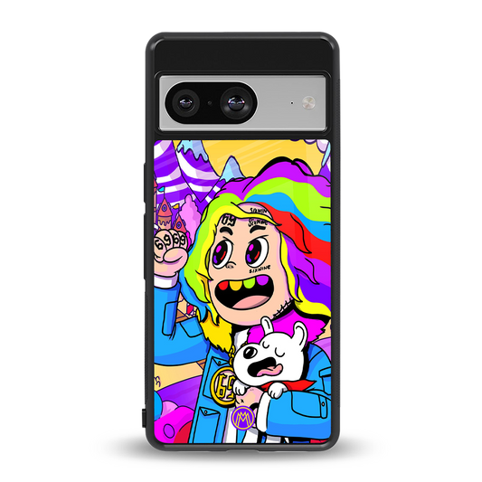 tekashi 6ix9ine back phone cover | glass case for Google Pixel 8