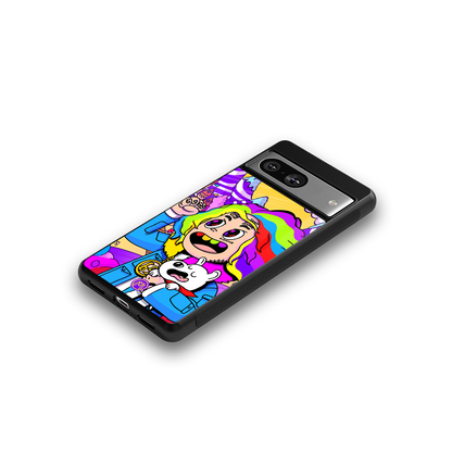 tekashi 6ix9ine back phone cover | glass case for Google Pixel 8