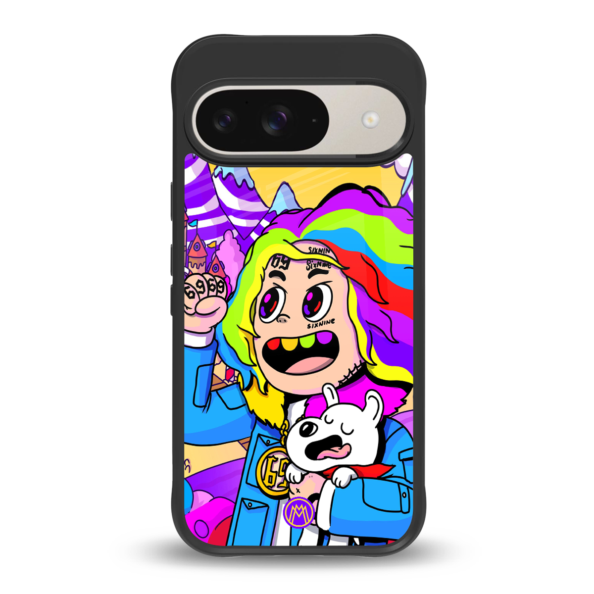 tekashi 6ix9ine back phone cover | glass case for google pixel 9
