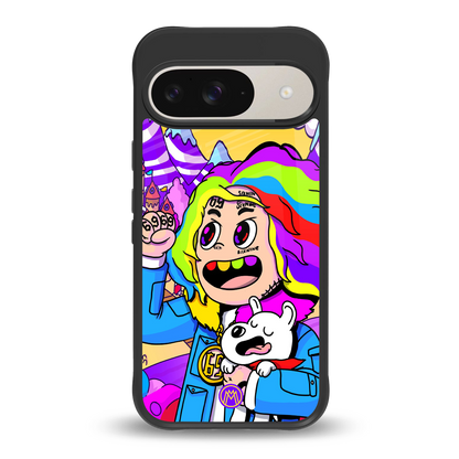 tekashi 6ix9ine back phone cover | glass case for google pixel 9