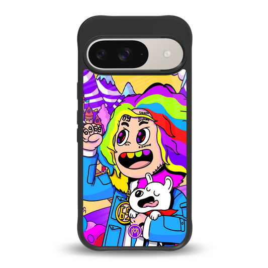 tekashi 6ix9ine back phone cover | glass case for google pixel 9