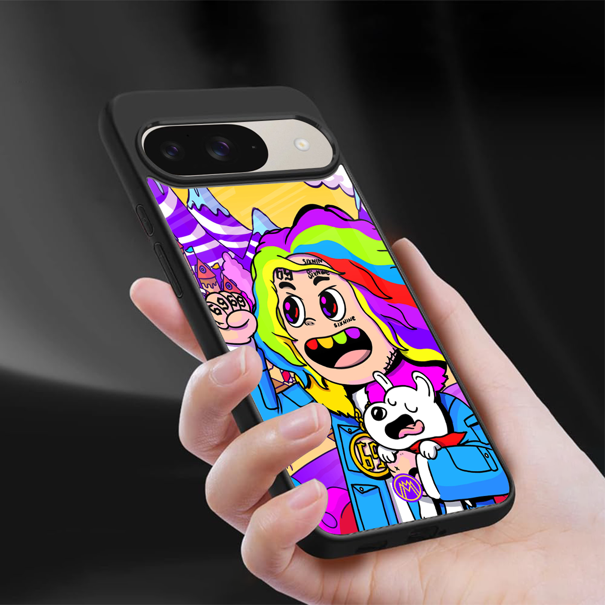 tekashi 6ix9ine back phone cover | glass case for google pixel 9