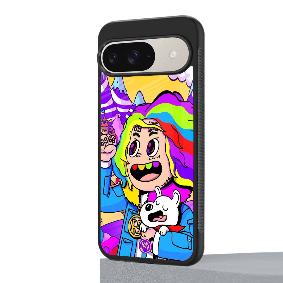tekashi 6ix9ine back phone cover | glass case for google pixel 9