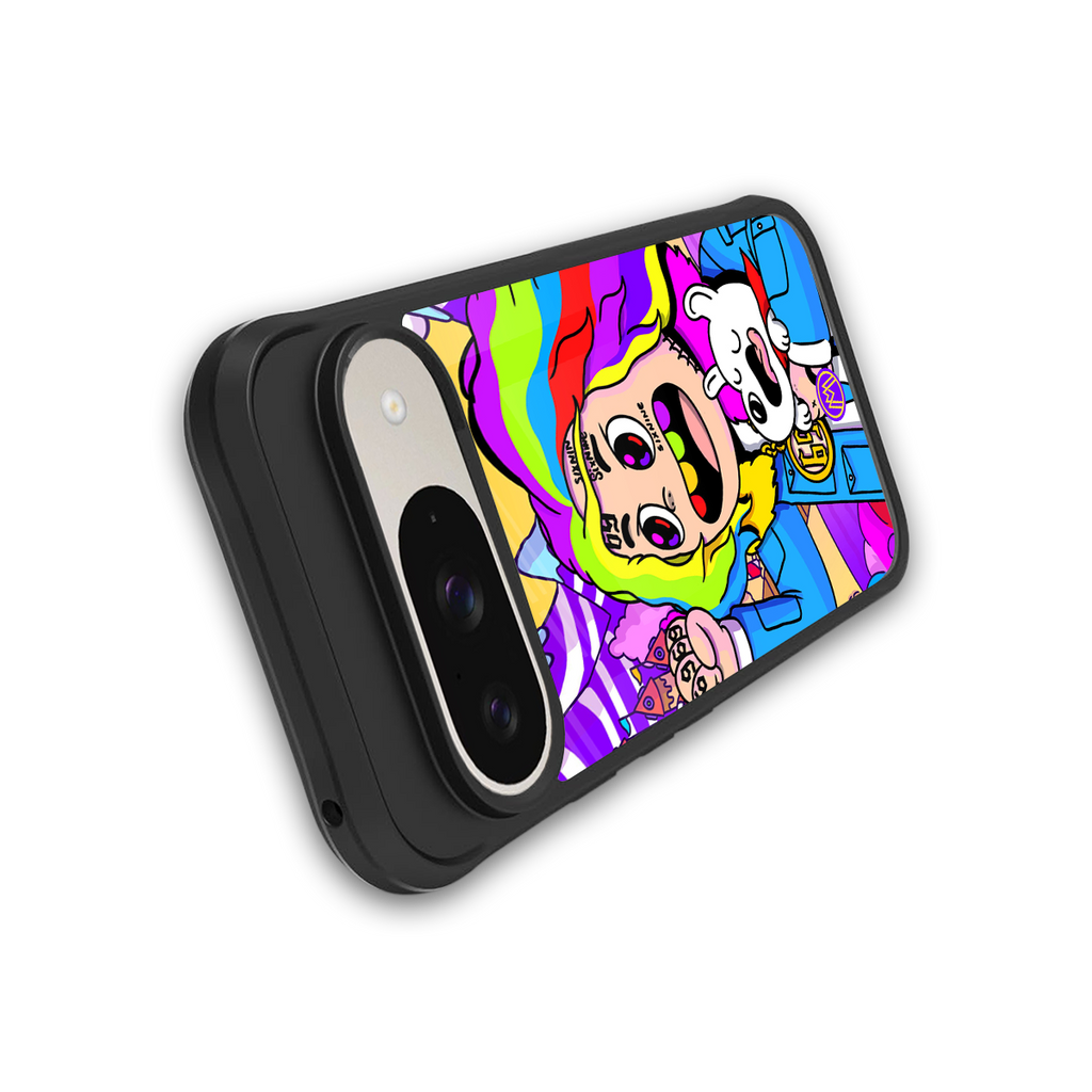 tekashi 6ix9ine back phone cover | glass case for google pixel 9