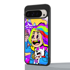 tekashi 6ix9ine back phone cover | glass case for google pixel 9 pro