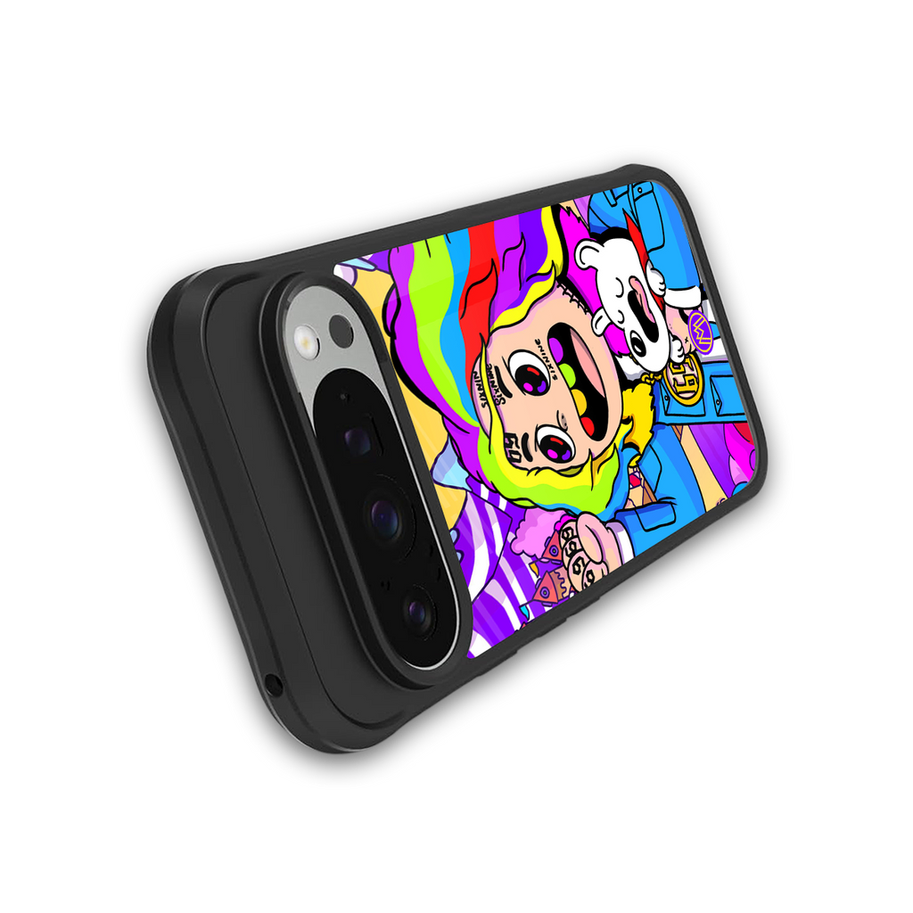 tekashi 6ix9ine back phone cover | glass case for google pixel 9 pro