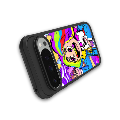 tekashi 6ix9ine back phone cover | glass case for google pixel 9 pro xl