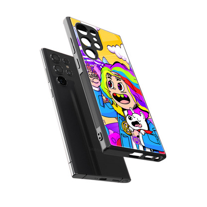 tekashi 6ix9ine back phone cover | glass case for samsung galaxy s24 ultra