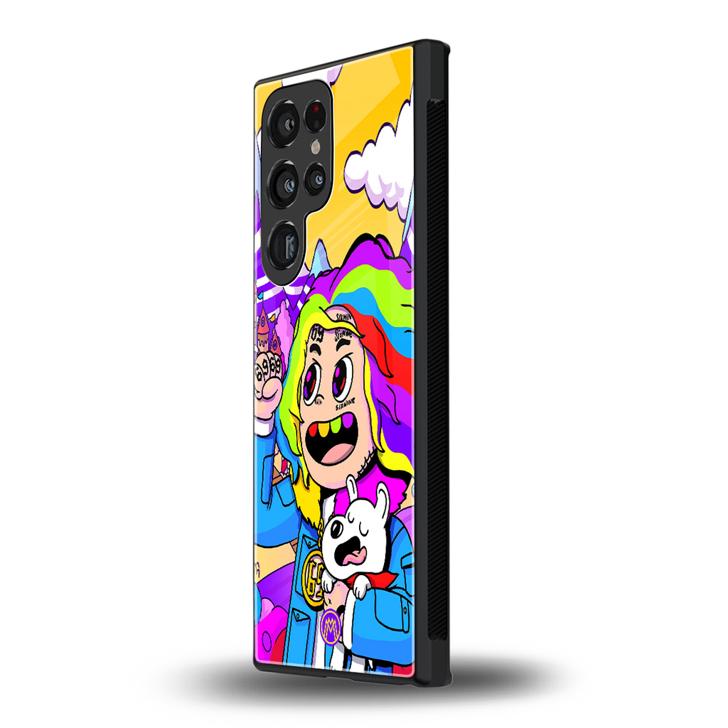 tekashi 6ix9ine back phone cover | glass case for samsung galaxy s24 ultra