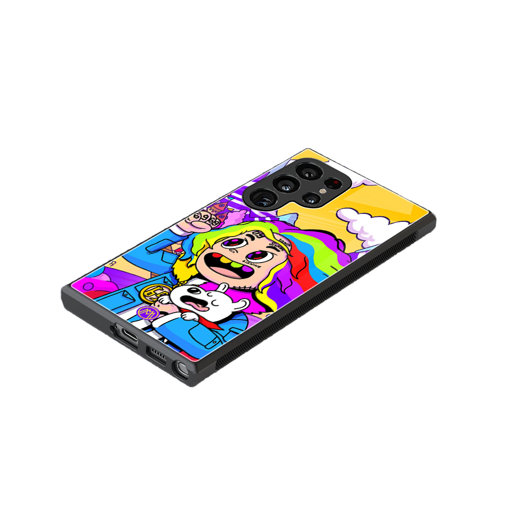 tekashi 6ix9ine back phone cover | glass case for samsung galaxy s23 ultra