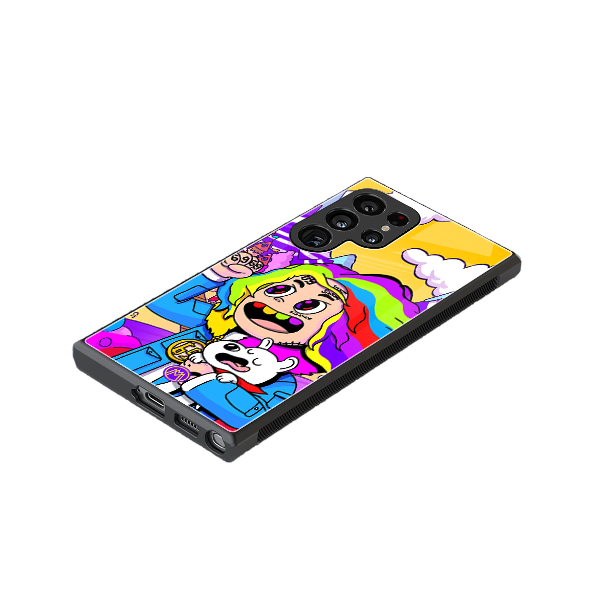 tekashi 6ix9ine back phone cover | glass case for samsung galaxy s23 ultra