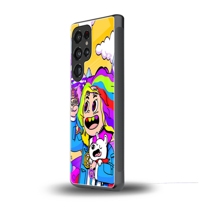 tekashi 6ix9ine back phone cover | glass case for samsung galaxy s25 ultra