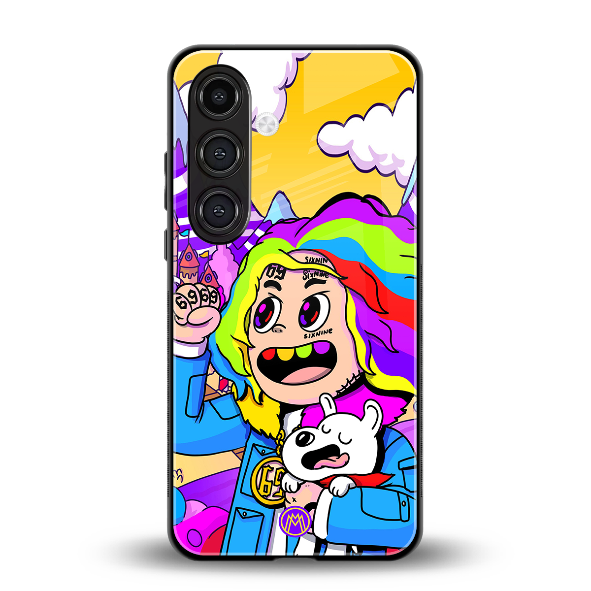 tekashi 6ix9ine back phone cover | glass case for samsung galaxy s24