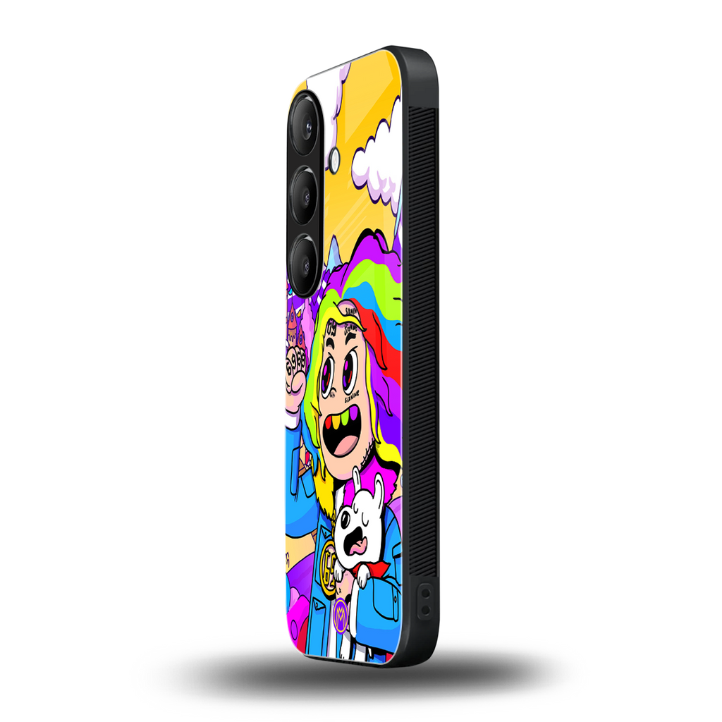 tekashi 6ix9ine back phone cover | glass case for samsung galaxy s25 plus