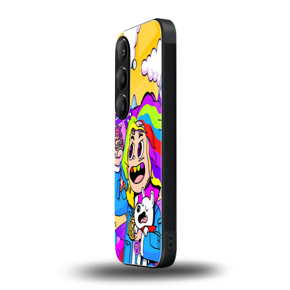 tekashi 6ix9ine back phone cover | glass case for samsung galaxy s25 plus