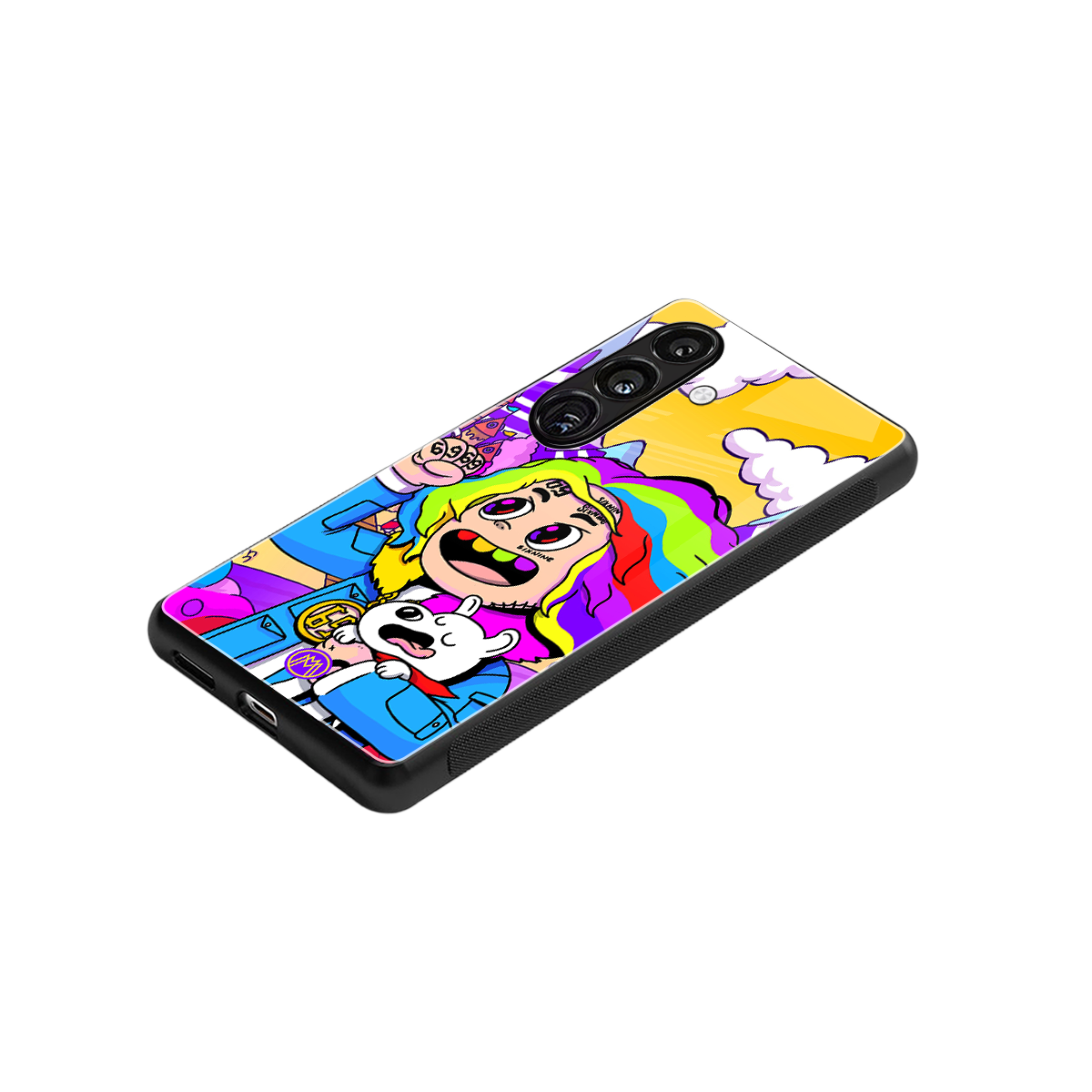 tekashi 6ix9ine back phone cover | glass case for samsung galaxy s24 plus