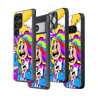 Stylish Glass Back Case for All Smartphones – iPhone, Samsung, OnePlus, Pixel, Redmi, Oppo, Vivo, Motorola