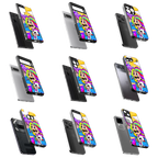 Durable Glass Back Mobile Case for iPhone, Samsung, OnePlus, Google Pixel, Redmi, Vivo, Oppo