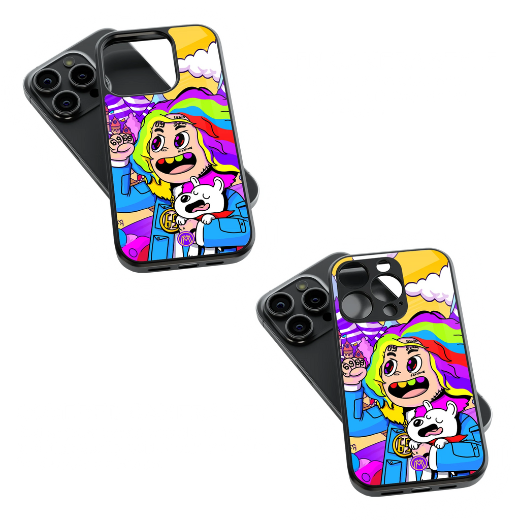 Trendy Glass Back Mobile Case for iPhone, Samsung, Redmi, OnePlus, Google Pixel, Motorola