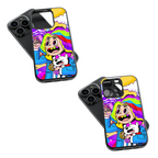 Trendy Glass Back Mobile Case for iPhone, Samsung, Redmi, OnePlus, Google Pixel, Motorola