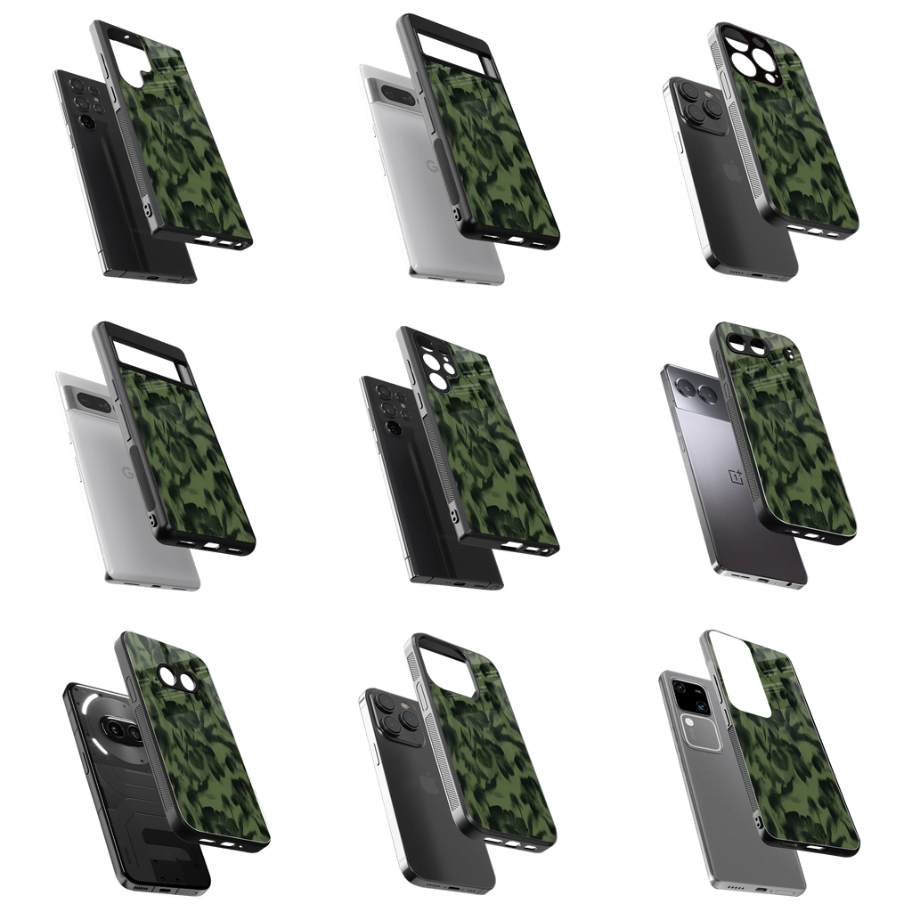 Durable Glass Back Mobile Case for iPhone, Samsung, OnePlus, Google Pixel, Redmi, Vivo, Oppo