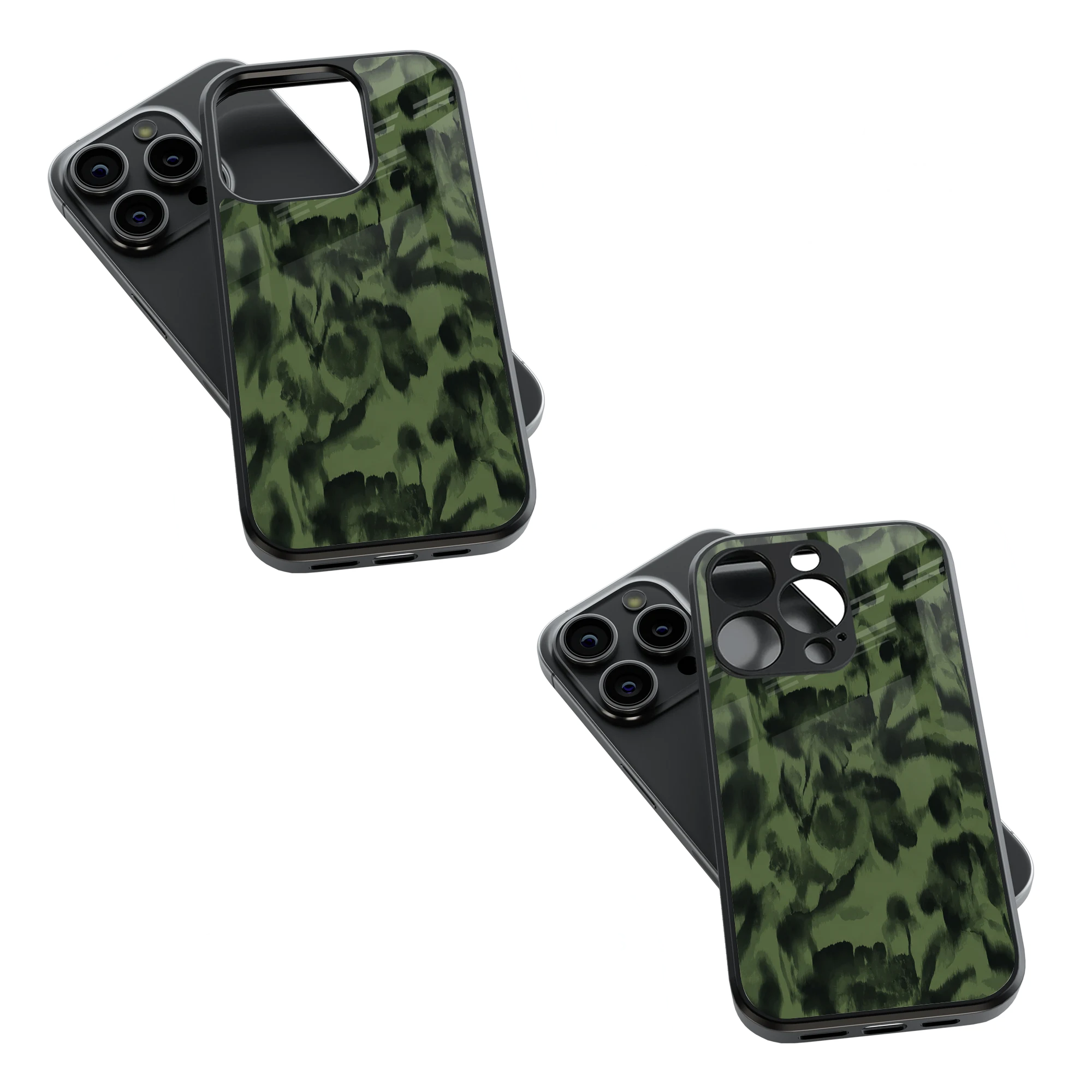 Trendy Glass Back Mobile Case for iPhone, Samsung, Redmi, OnePlus, Google Pixel, Motorola