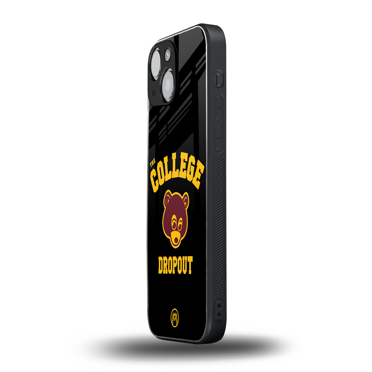 the college dropout back phone cover | glass case for iphone 13 mini
