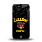 the college dropout back phone cover | glass case for iphone 13