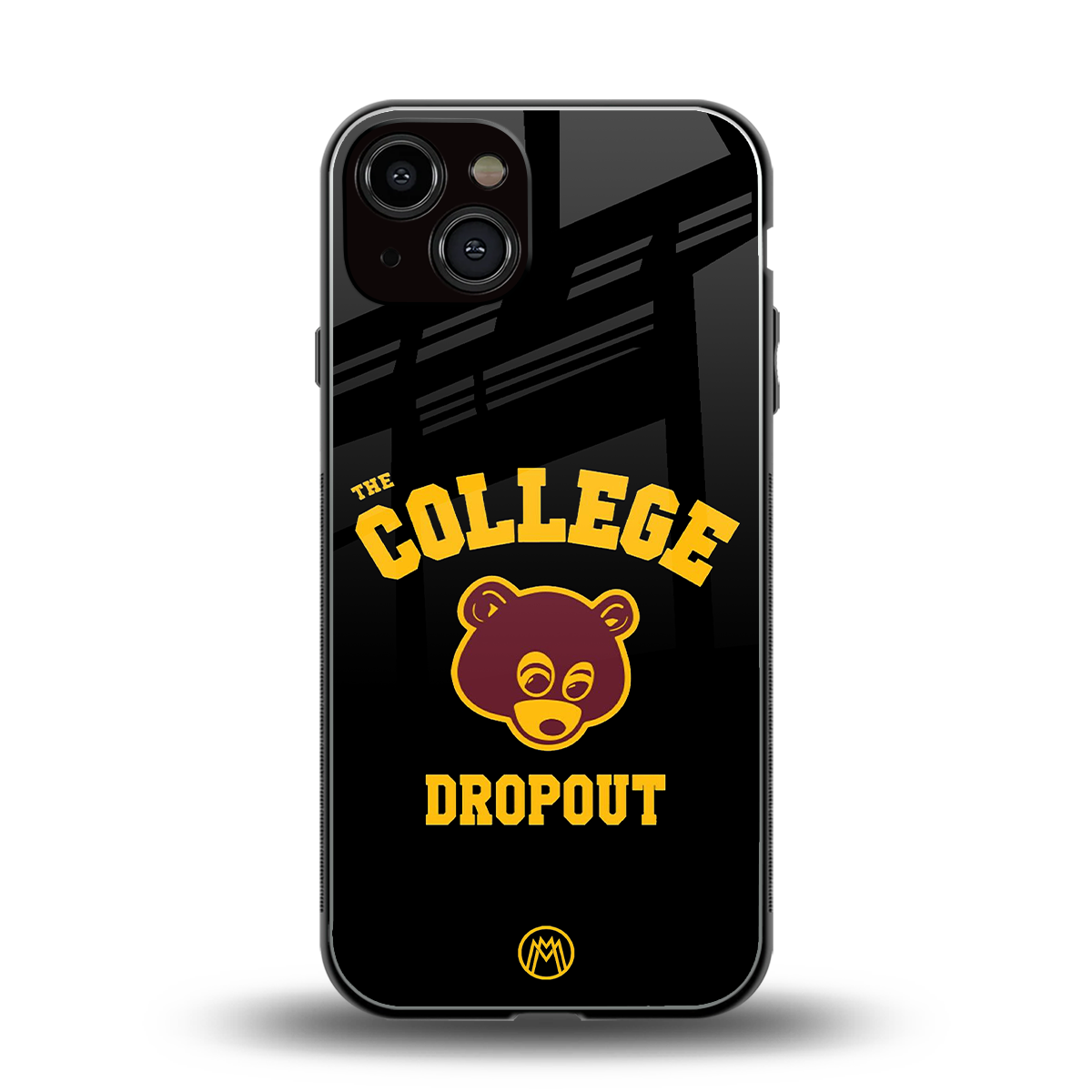 the college dropout back phone cover | glass case for iphone 13