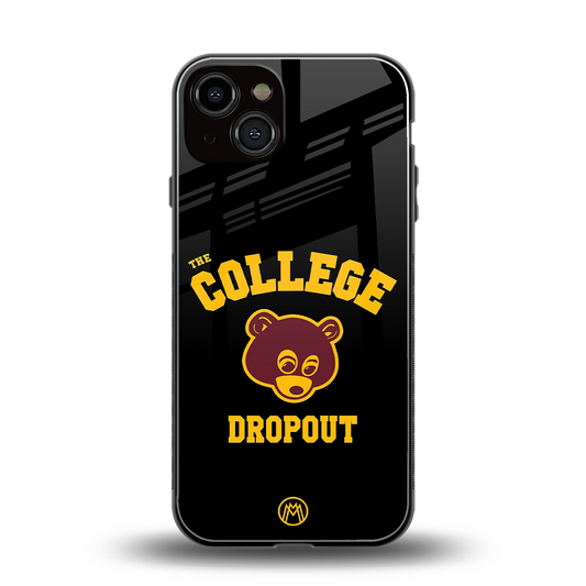 the college dropout back phone cover | glass case for iphone 13
