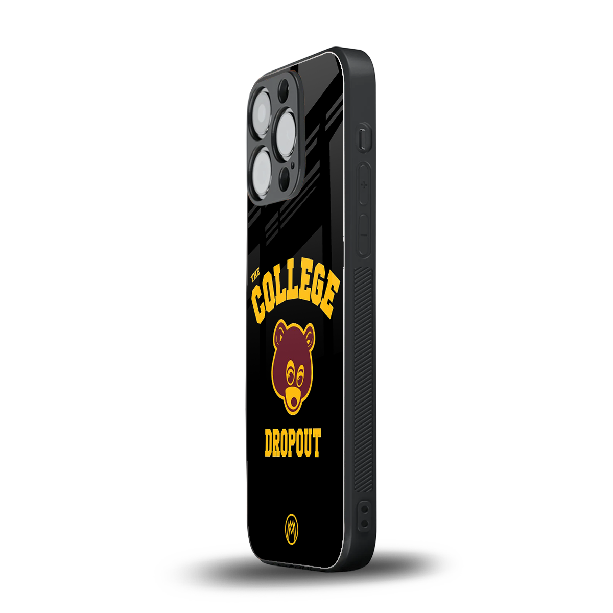 the college dropout back phone cover | glass case for iphone 14 pro