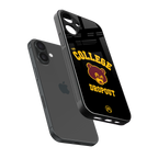 the college dropout back phone cover | glass case for iphone 16 plus