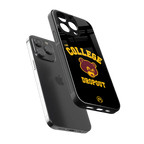 the college dropout back phone cover | glass case for iphone 16 pro max